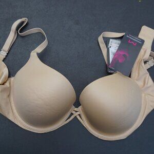 NWT MAIDEN FORM 38B Beige Bra Pushup